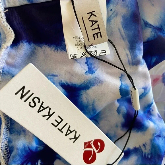 Kate Kasin 3 piece bikini short sarong set NWT Size XL High Waist - Picture 9 of 12